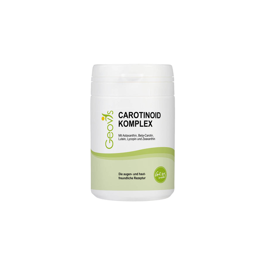 Produktbild: Carotinoid Komplex mit Astaxanthin, Beta-Carotin, Lutein, Lycopin und Zeaxanthin von Geovis