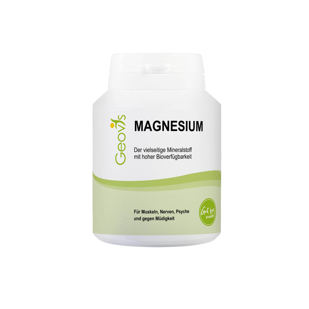 Magnesium Kautabletten von Geovis für Muskeln, Nerven, Psyche und gegen Müdigkeit