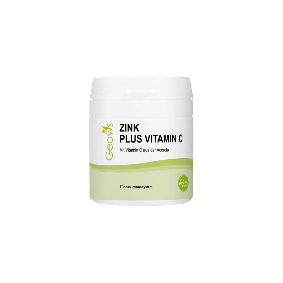 Produktbild: Geovis Zink Kautabletten Plus Vitamin C aus der Acerola für das Immunsystem 