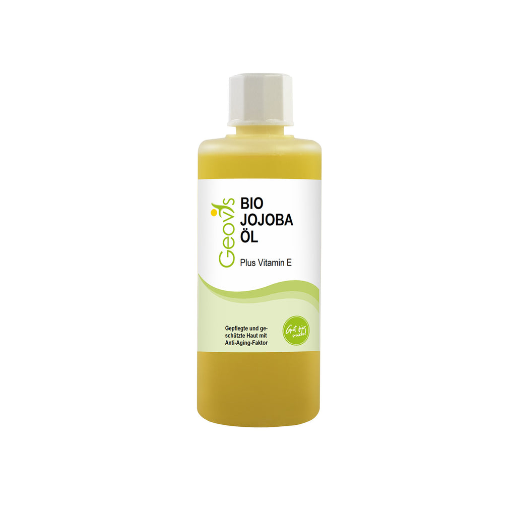 Produktbild: Geovis Reichhaltiges Hautöl aus Bio Jojobal Oel und Vitamin E-Zusatz für gepflegte und geschützte Haut